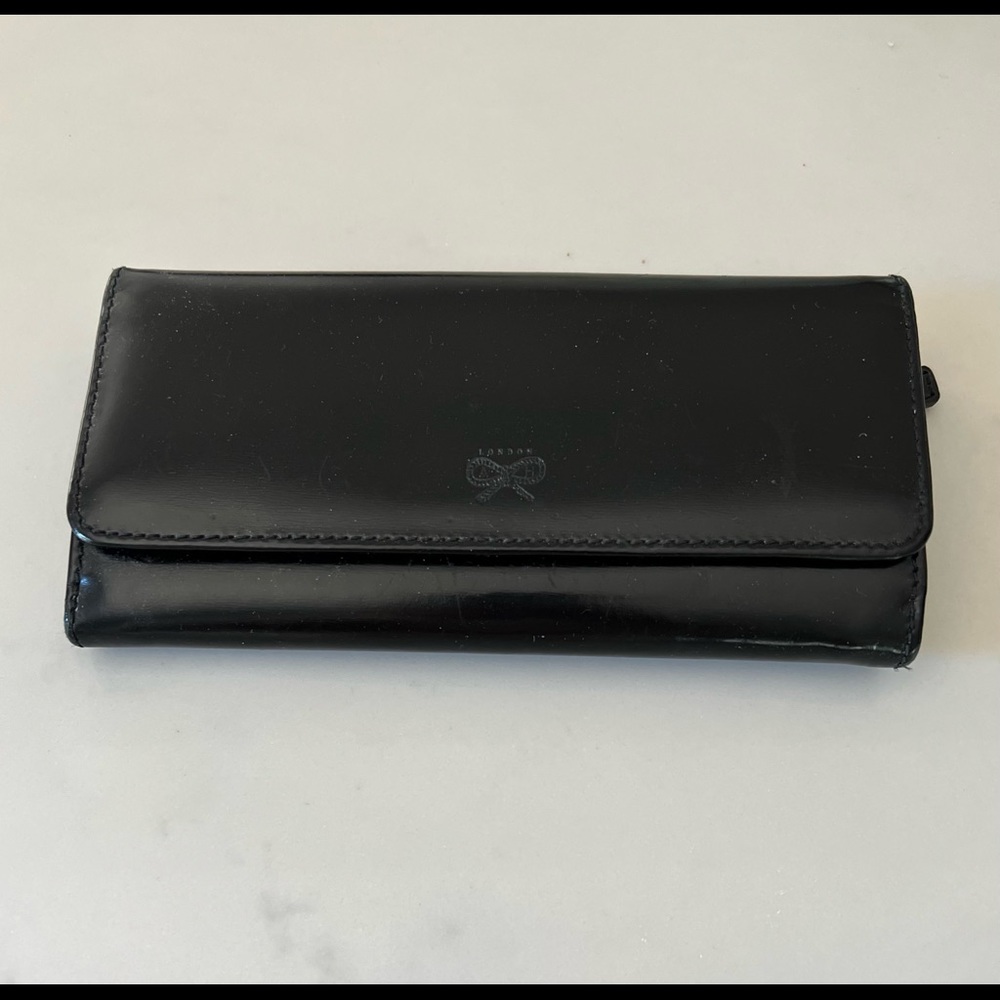 Anya Hindmarch black wallet